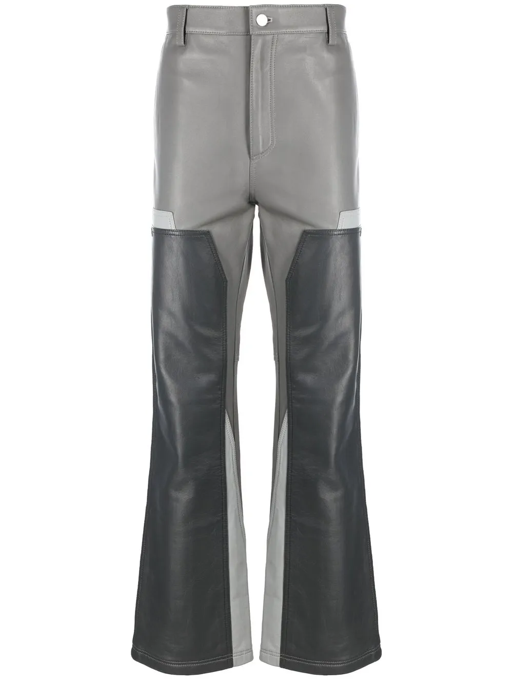 

Nahmias Carpenter panelled leather trousers - Grey