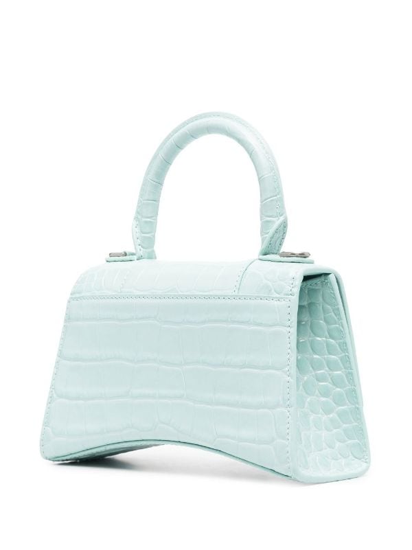 Balenciaga Crocodile Effect XS Hourglass Mini Bag - Farfetch