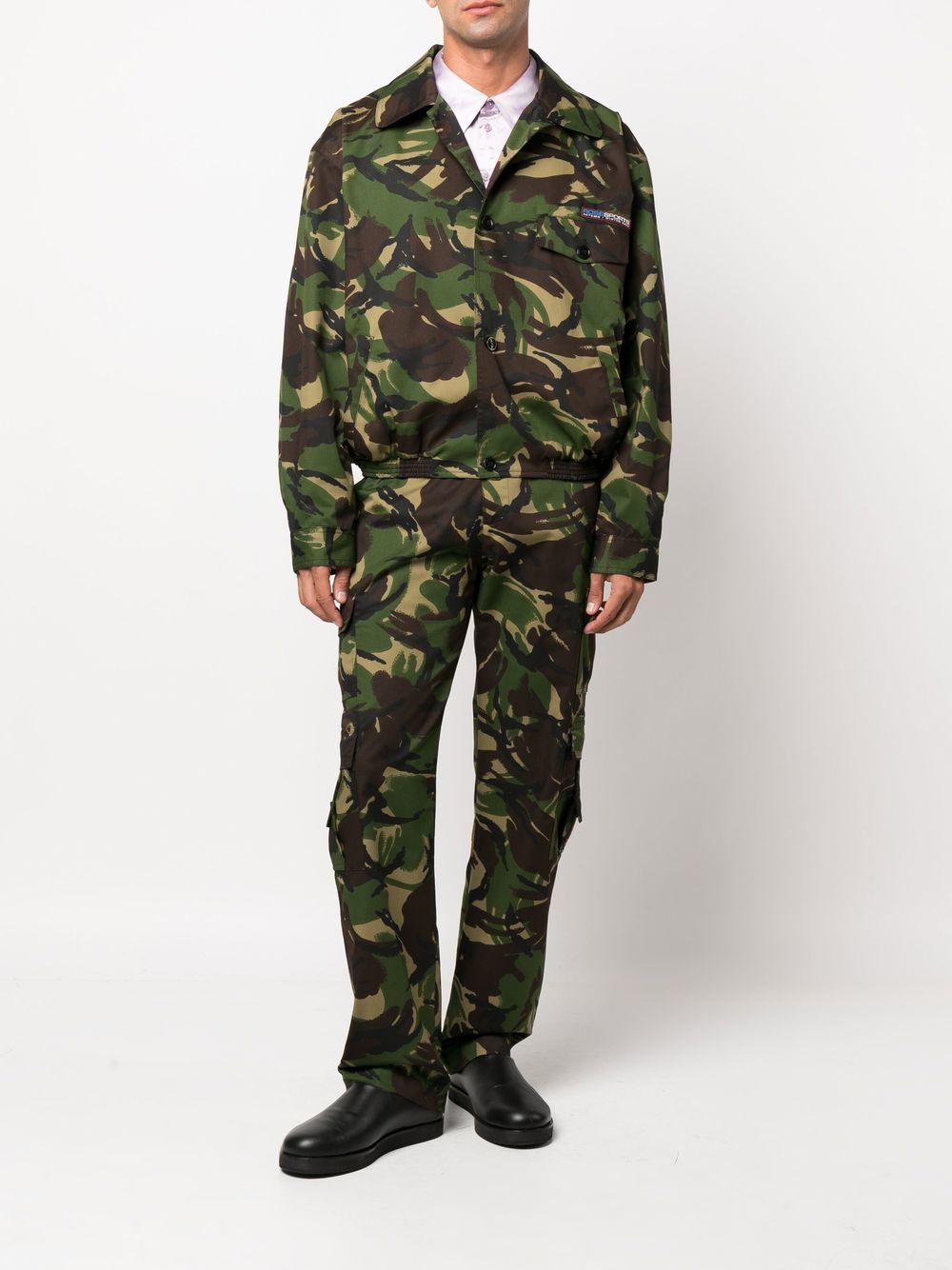 Martine Rose Jack met camouflageprint - Groen