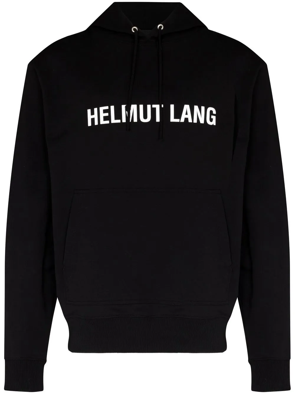 HELMUT LANG ヘルムートラング ロゴ パーカー black sizeL