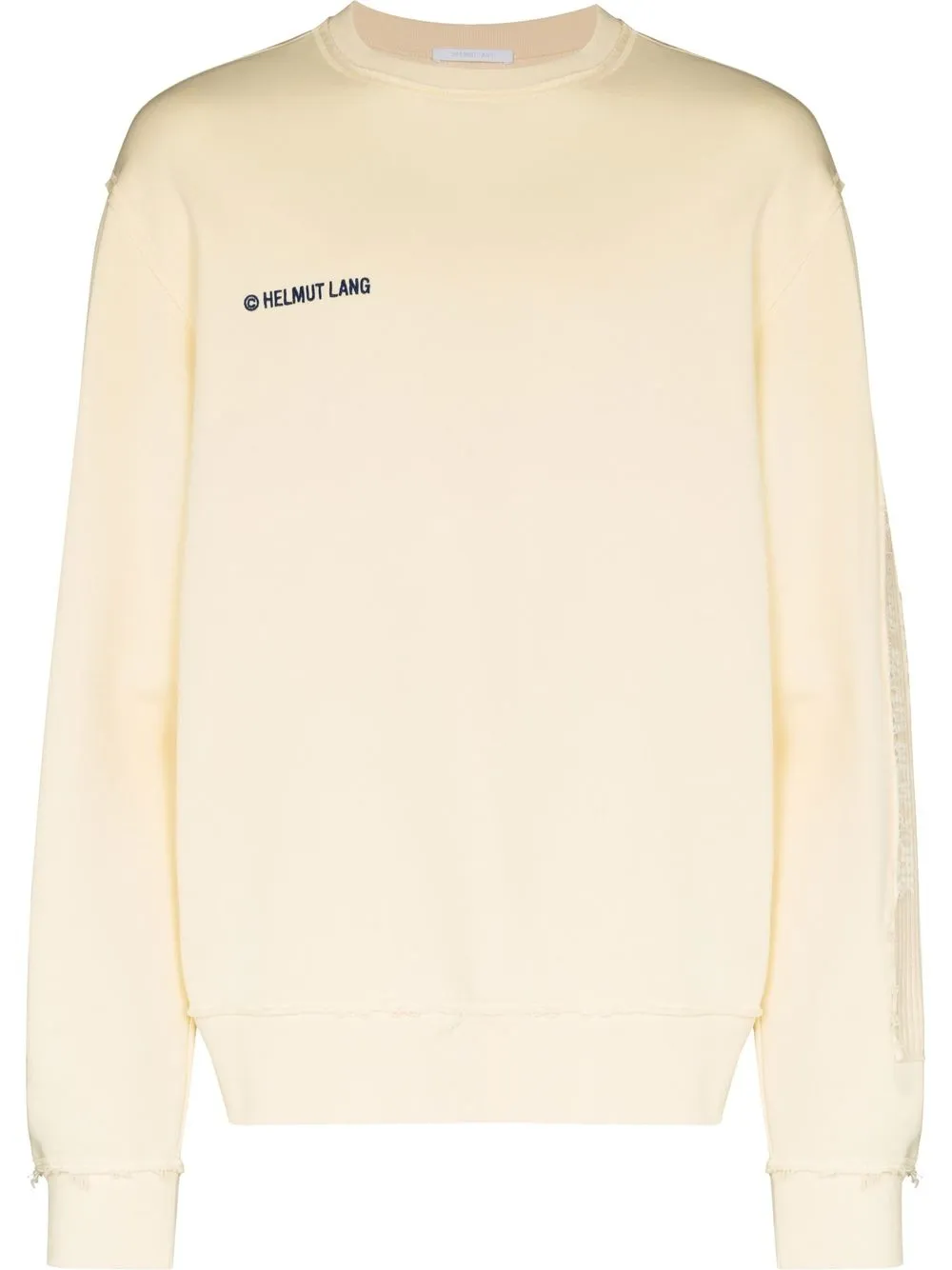 

Helmut Lang sudadera con logo bordado - Neutro