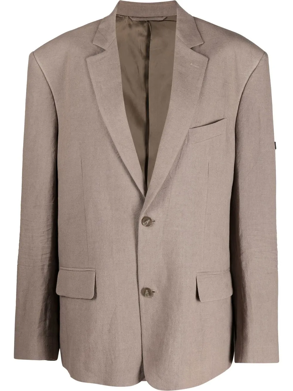 

Balenciaga blazer con botones y efecto lavado - Gris