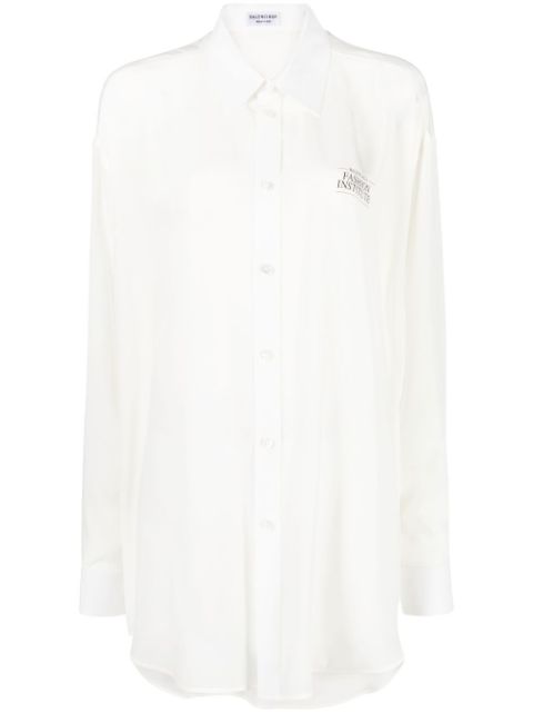 Balenciaga Fashion Institute oversized shirt Women