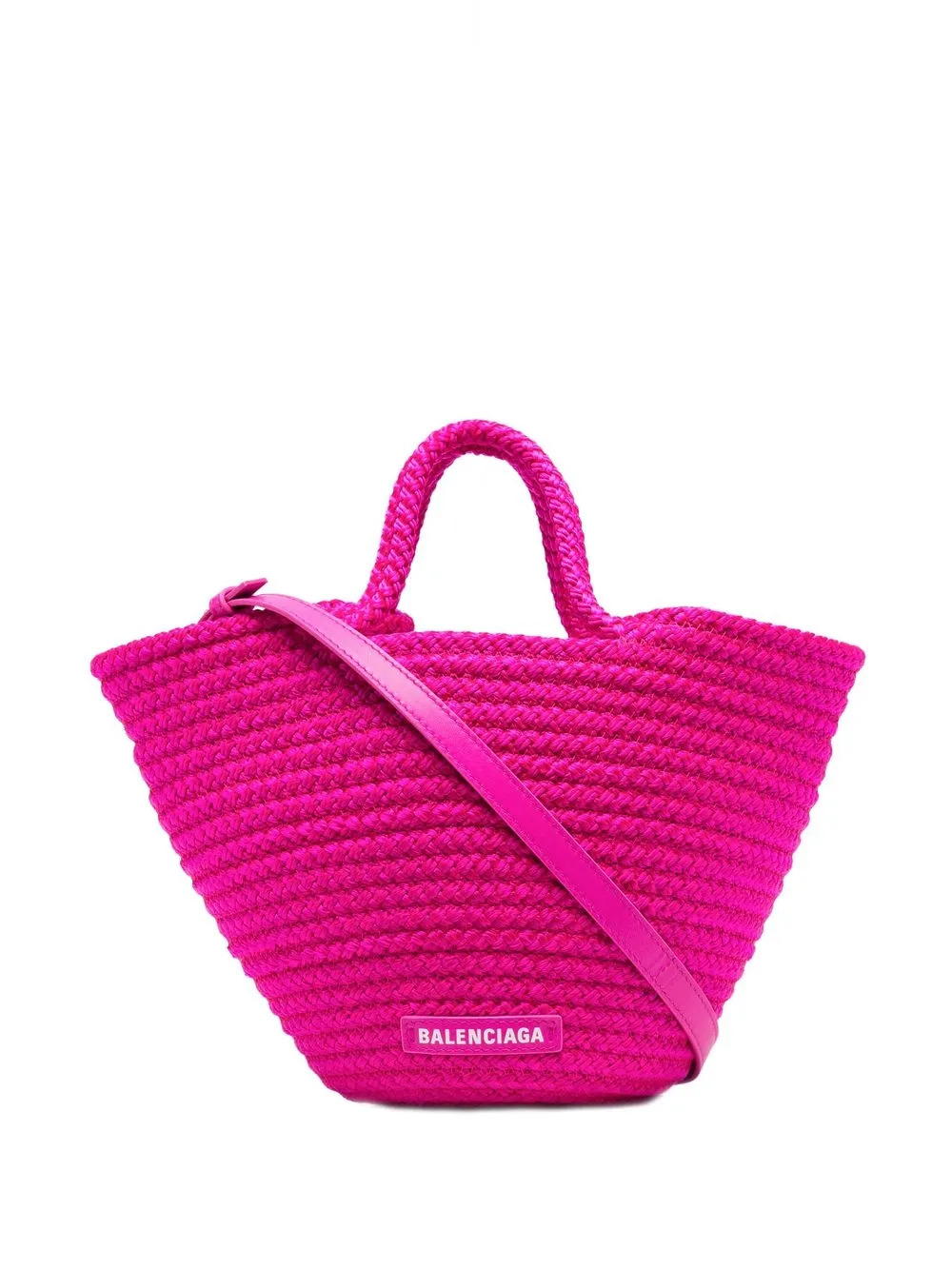 

Balenciaga Ibiza logo-patch tote bag - Pink