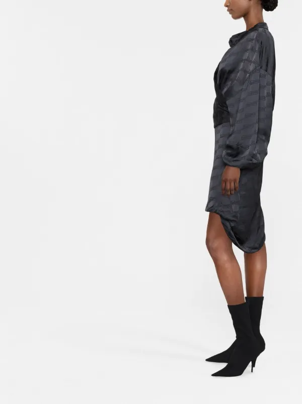 balenciaga grey dress Balenciaga US