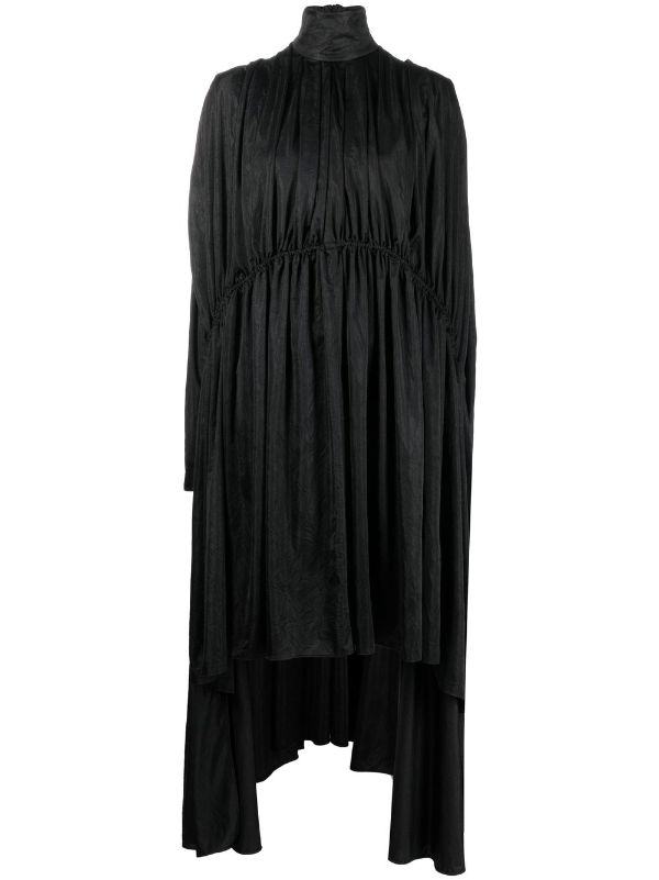 Balenciaga Catwalk Pleated Stretch Dress Farfetch