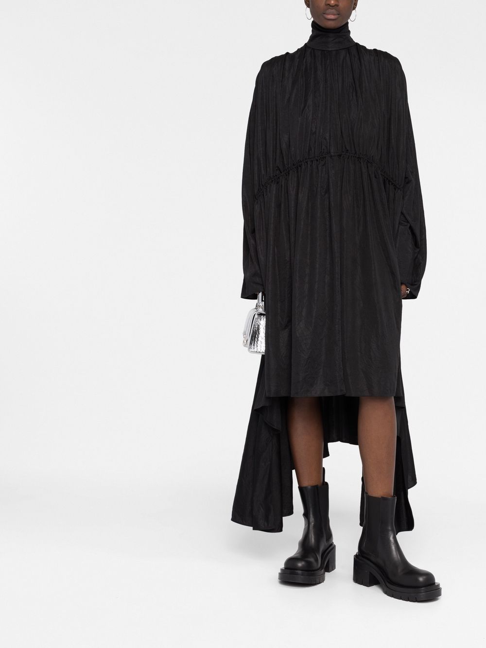 Image 2 of Balenciaga Catwalk Pleated Stretch Dress