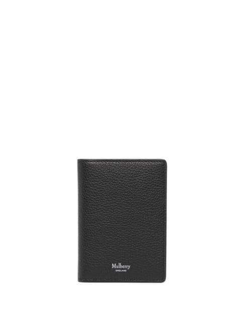 Mulberry bi-fold logo-embossed wallet