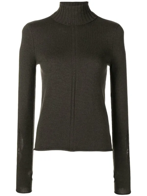 Dion Lee Distressed Cashmere Turtleneck 