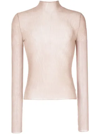 Dion lee sheer clearance knit top