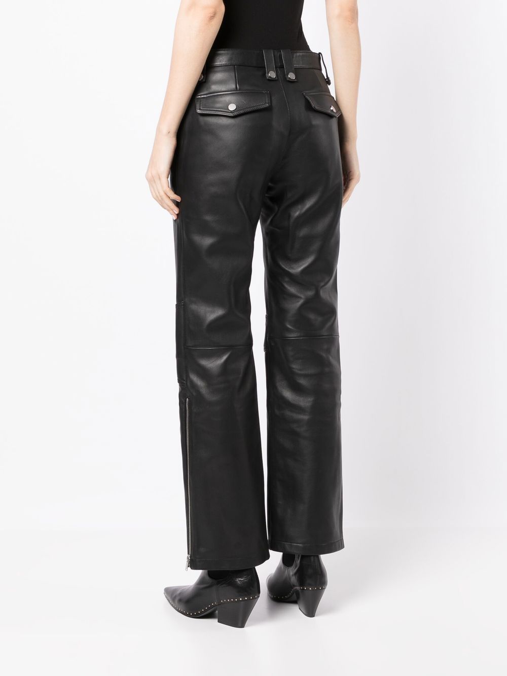 Biker leather Kick pants