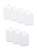 Bonpoint seven-pack embroidered bibs - White