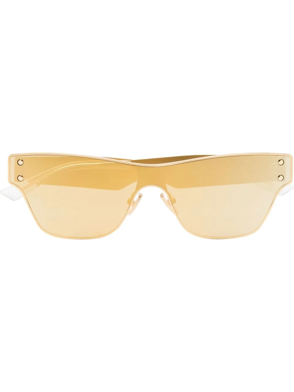 

Bottega Veneta Eyewear lentes de sol con armazón cuadrada - Dorado