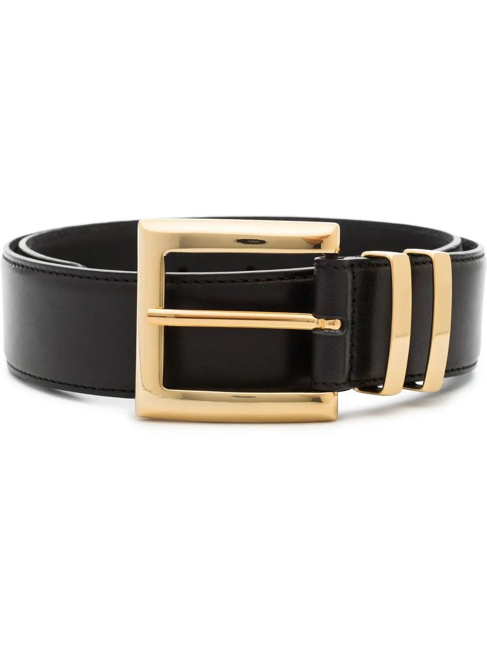 

Black & Brown Naomi leather belt