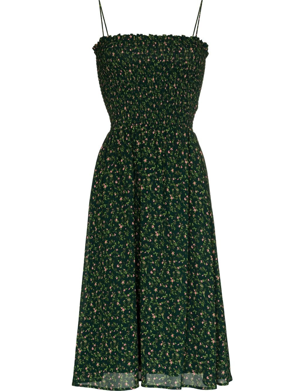 

Reformation vestido midi Sable - Verde