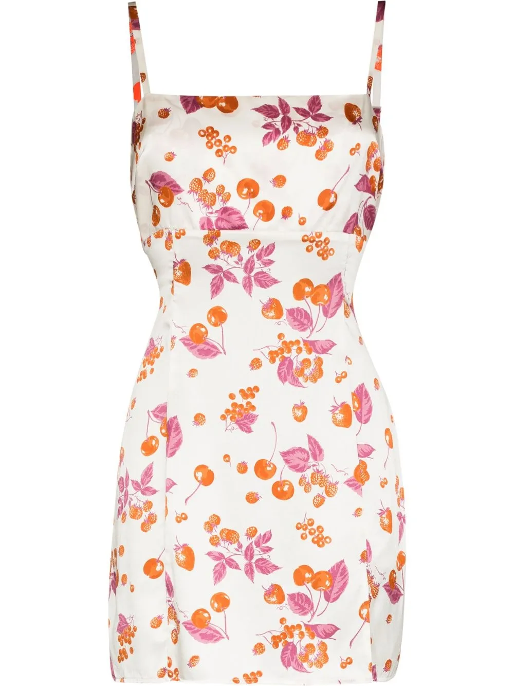 

Reformation Jasmin floral-print mini dress - Neutrals