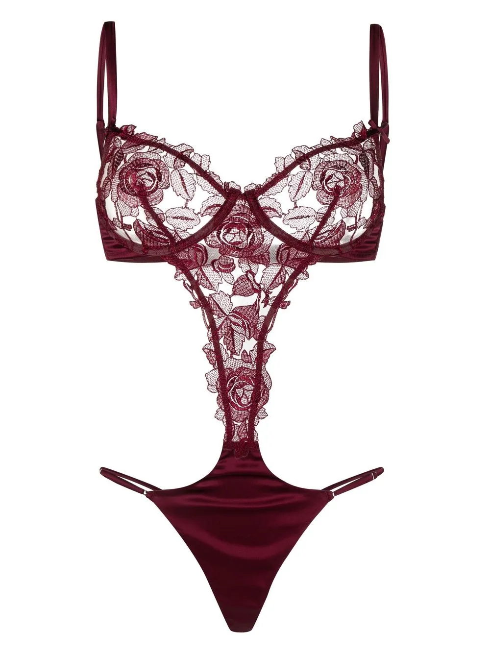 

Fleur Du Mal body Rose - Negro