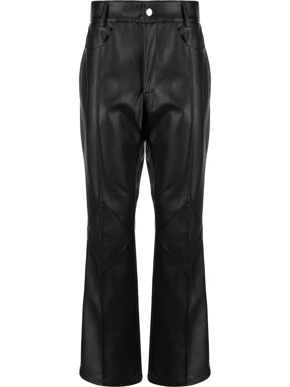 

AV Vattev pantalones con paneles - Negro