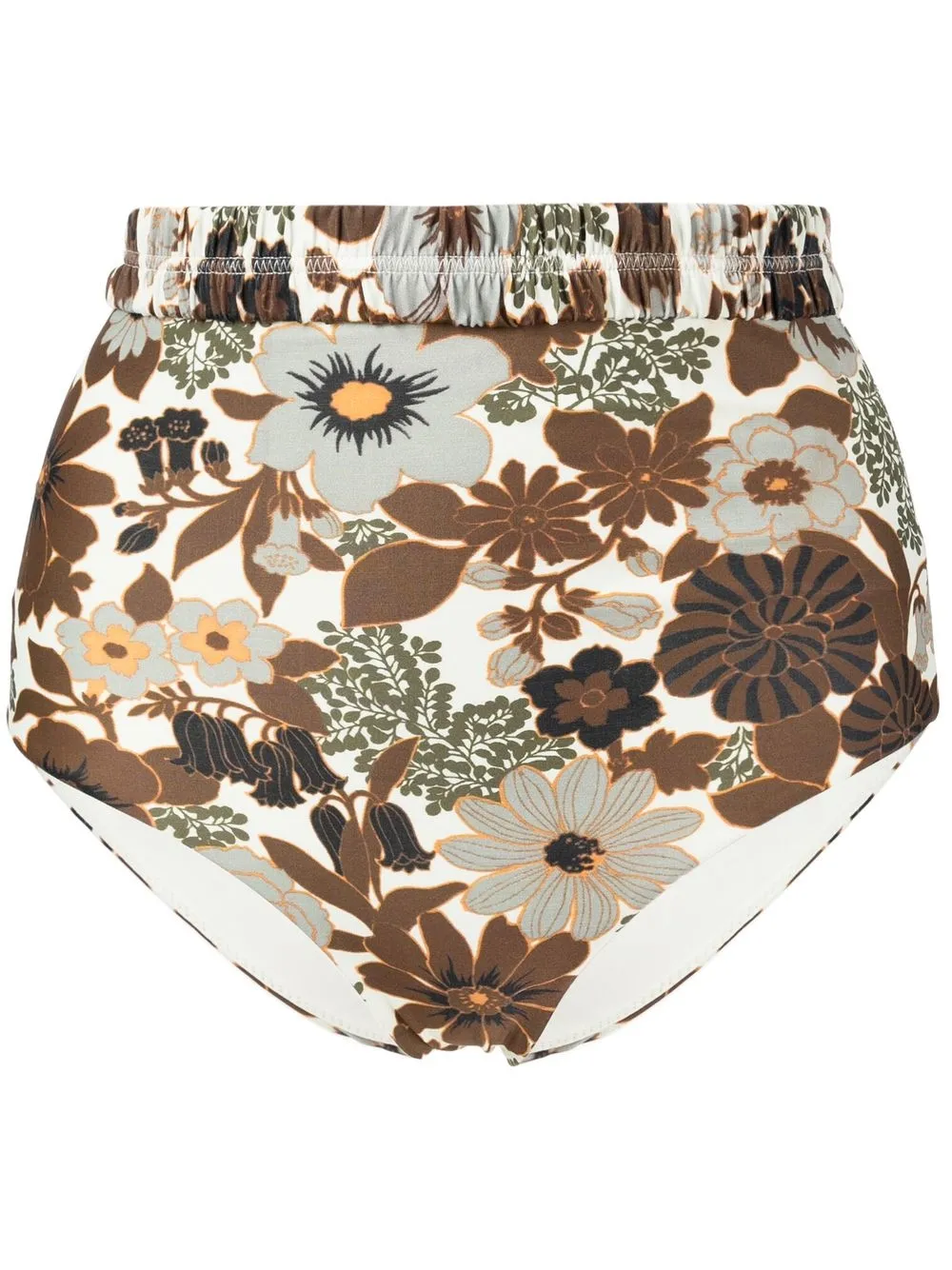 

SIR. graphic-print bikini bottoms - Brown