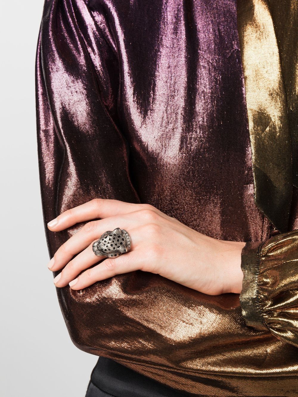 Roberto Cavalli Panther Concave Ring - Farfetch