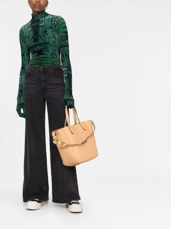 JW Anderson スモール チェーン レザートートバッグ | ニュートラル