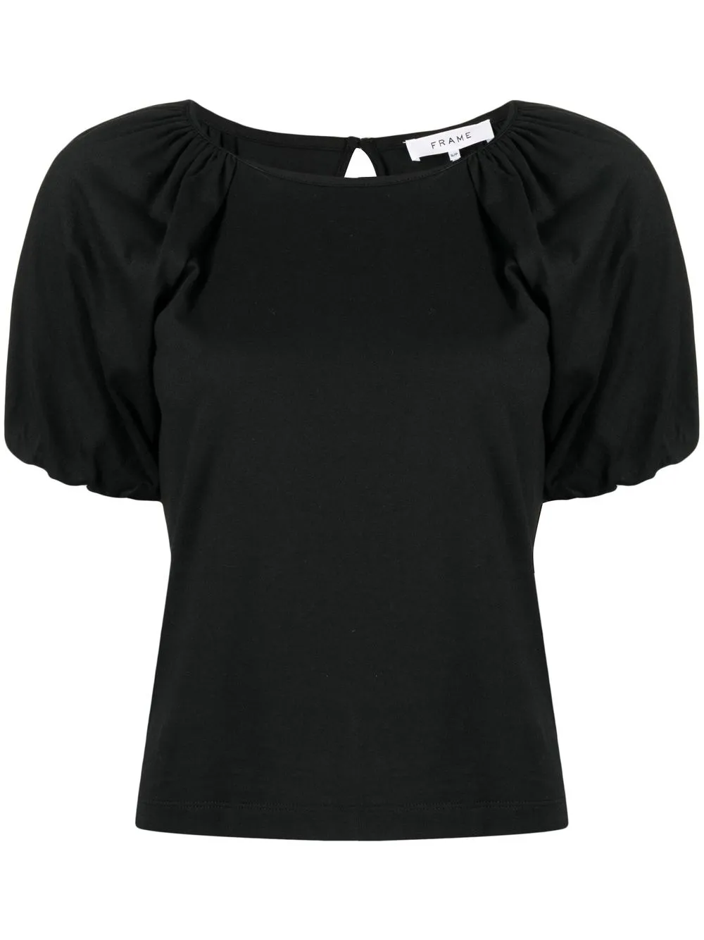 puff sleeve jersey t-shirt