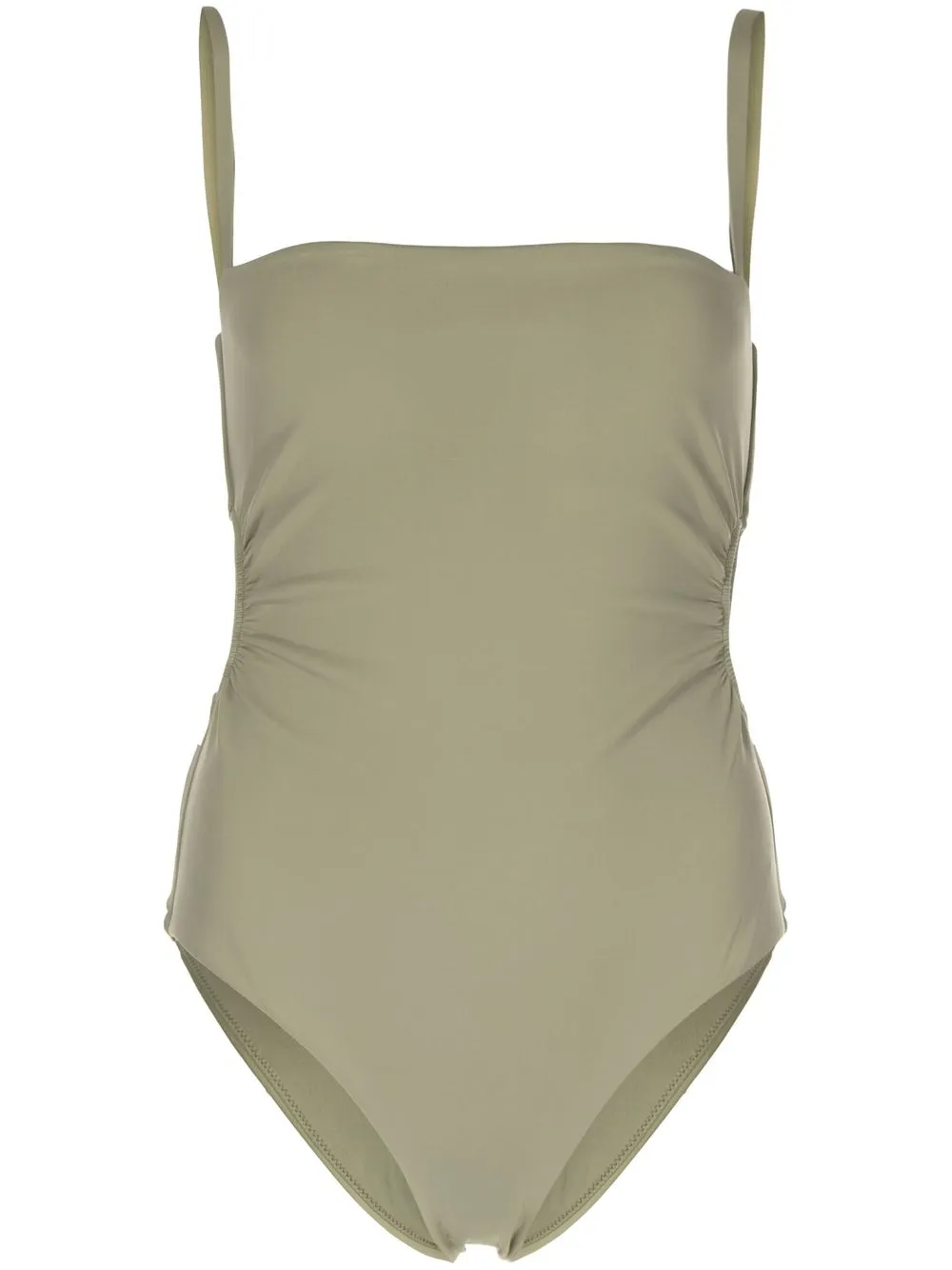 

SIR. spaghetti-strap ruched swimsuit - Green