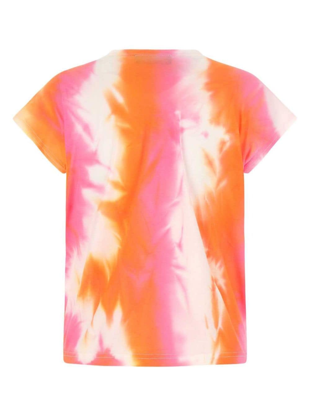 DEPENDANCE tie-dye cotton T-shirt - Oranje