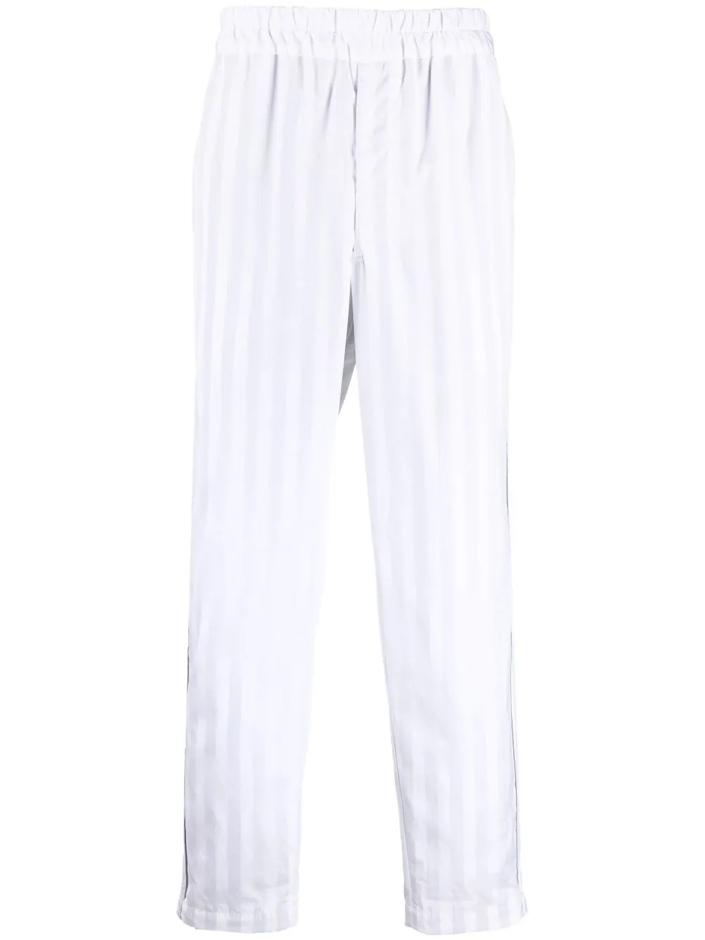 

Comme Des Garçons Shirt striped straight-leg trousers - White