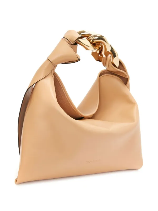 JW Anderson small-chain Leather Tote Bag - Brown