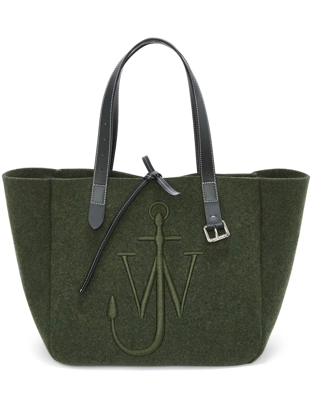 

JW Anderson Belt felt tote bag - Green