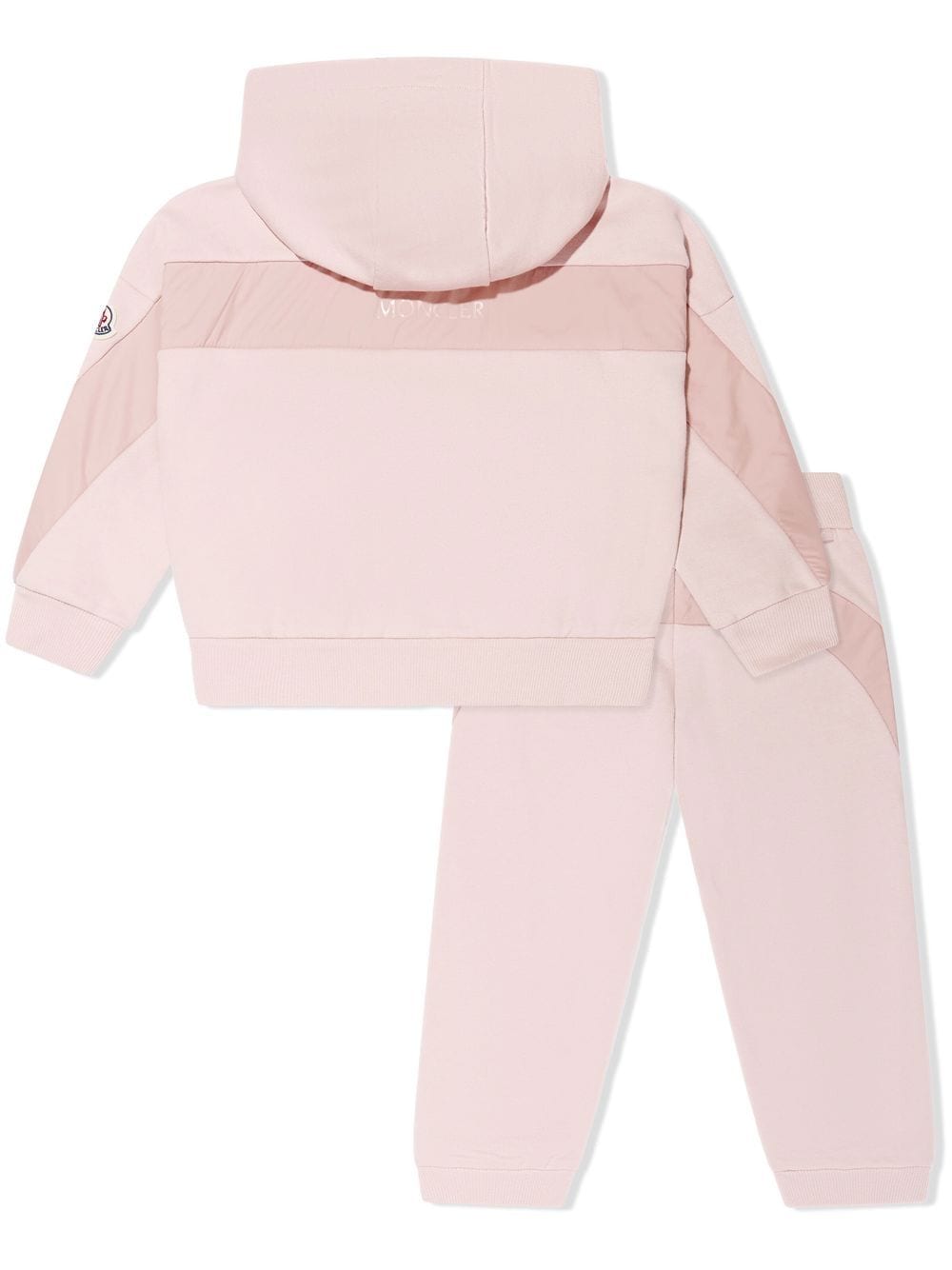 Moncler Enfant Trainingspak met logopatch - Roze