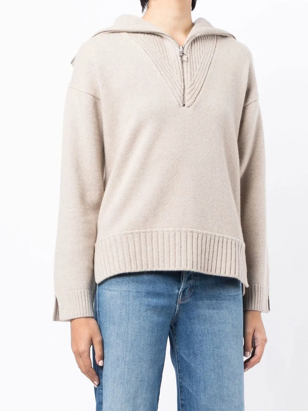 Pringle of Scotland half-zip knitted 