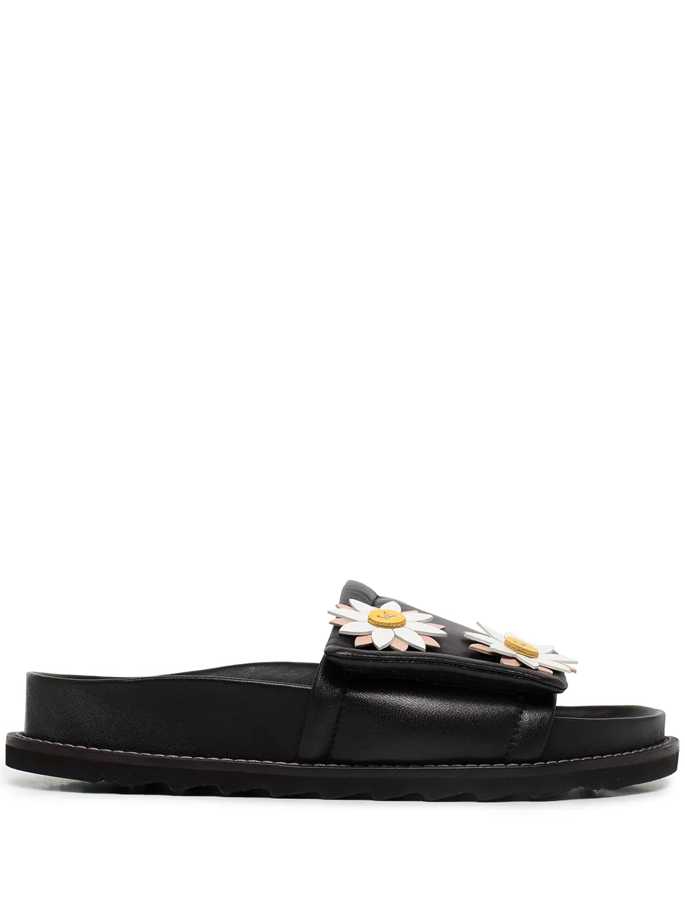 

Fabrizio Viti open toe slides - Black