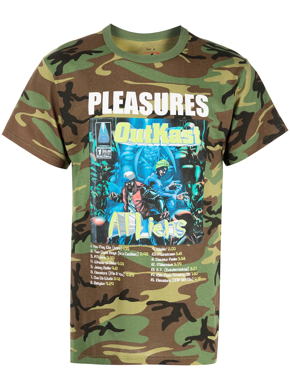 

Pleasures playera con estampado gráfico - Verde