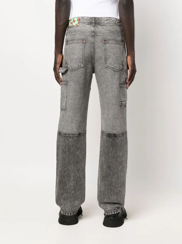 Andersson Bell two-tone Washed Jeans 