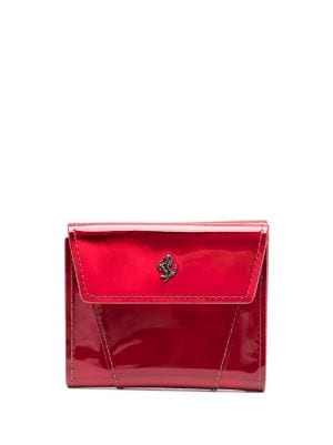 Ferrari Glossy patent leather card holder Unisex