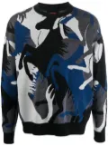 Ferrari jacquard logo motif jumper - Grey