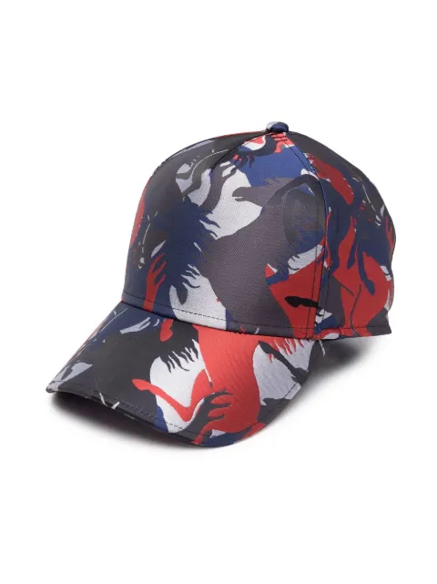 Ferrari - logo-print cap