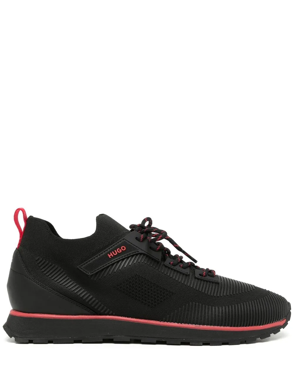 logo-embossed low-top sneakers