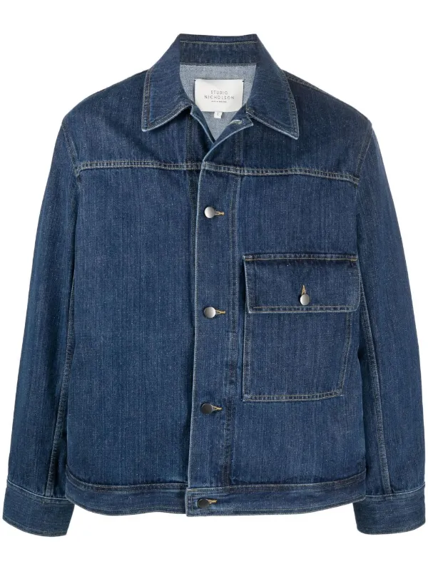 Studio Nicholson button-up Denim Jacket 