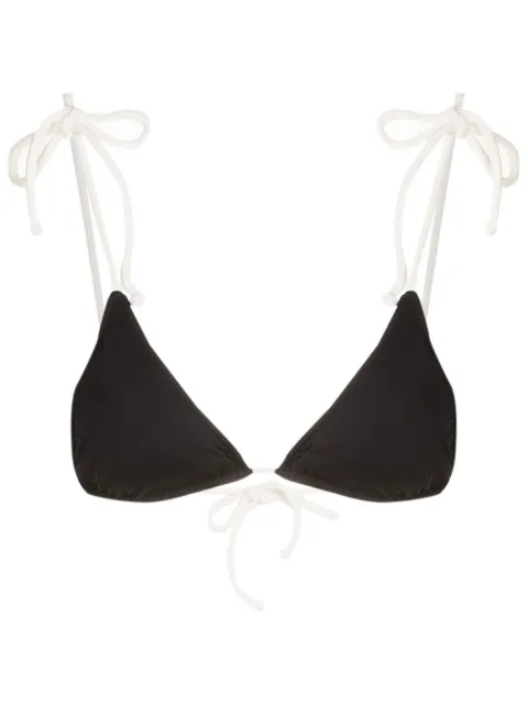 Clube Bossa two-tone bikini top