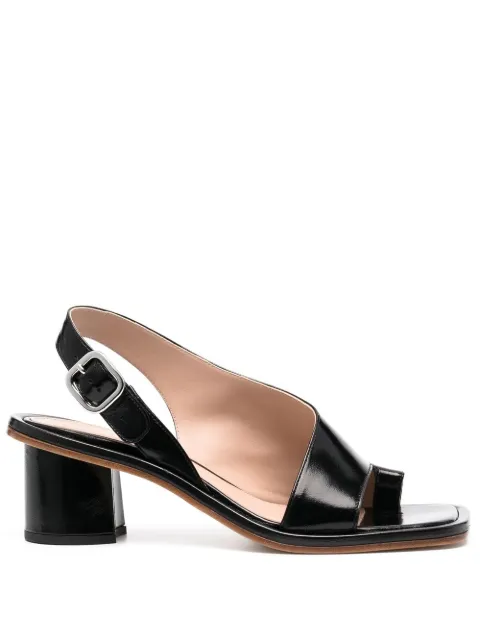 Scarosso Jill patent leather sandals 