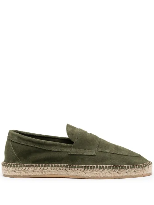 Espadrilles Diego en daim à semelle en caoutchouc - Scarosso - Modalova