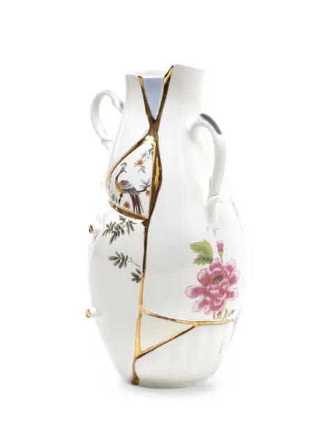 Seletti jarrón de porcelana Kintsugi
