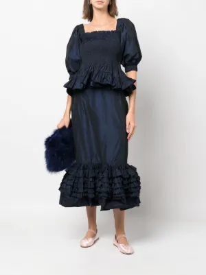 【関税込み】Molly Goddard ミディアムドレス molly-goddard-pink-layered-