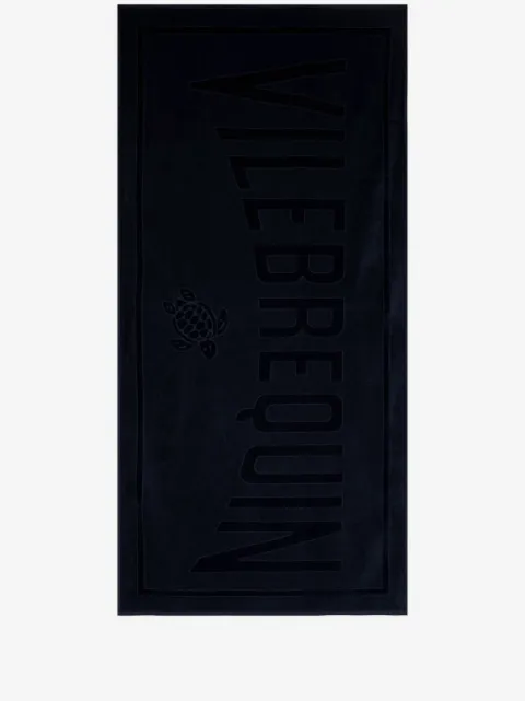 Vilebrequin logo-debossed towel