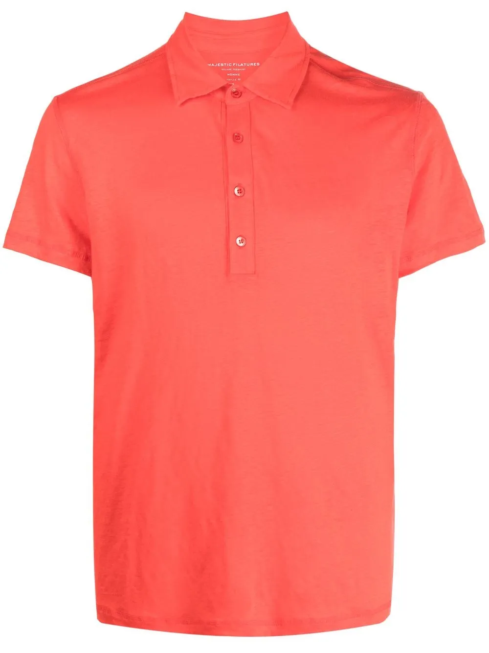 

Majestic Filatures playera tipo polo de manga corta - Rojo