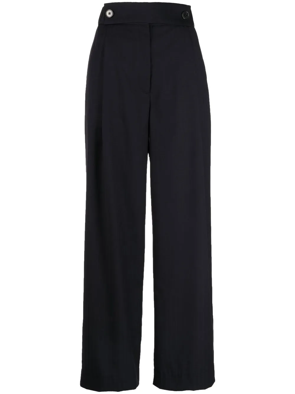 

GOODIOUS pantalones anchos con pinzas - Negro