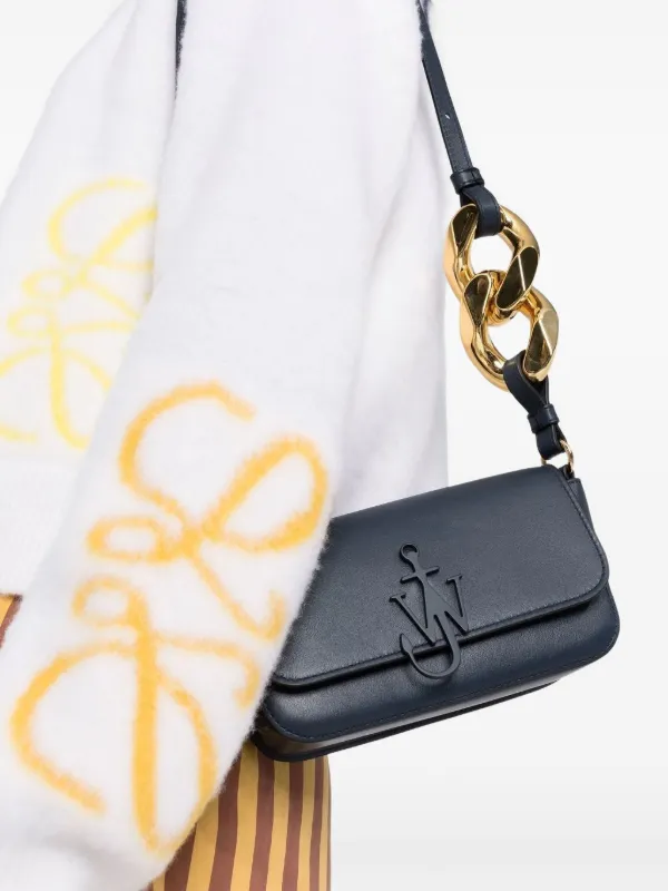JW Anderson Anchor Chain Crossbody Bag | Blue | FARFETCH
